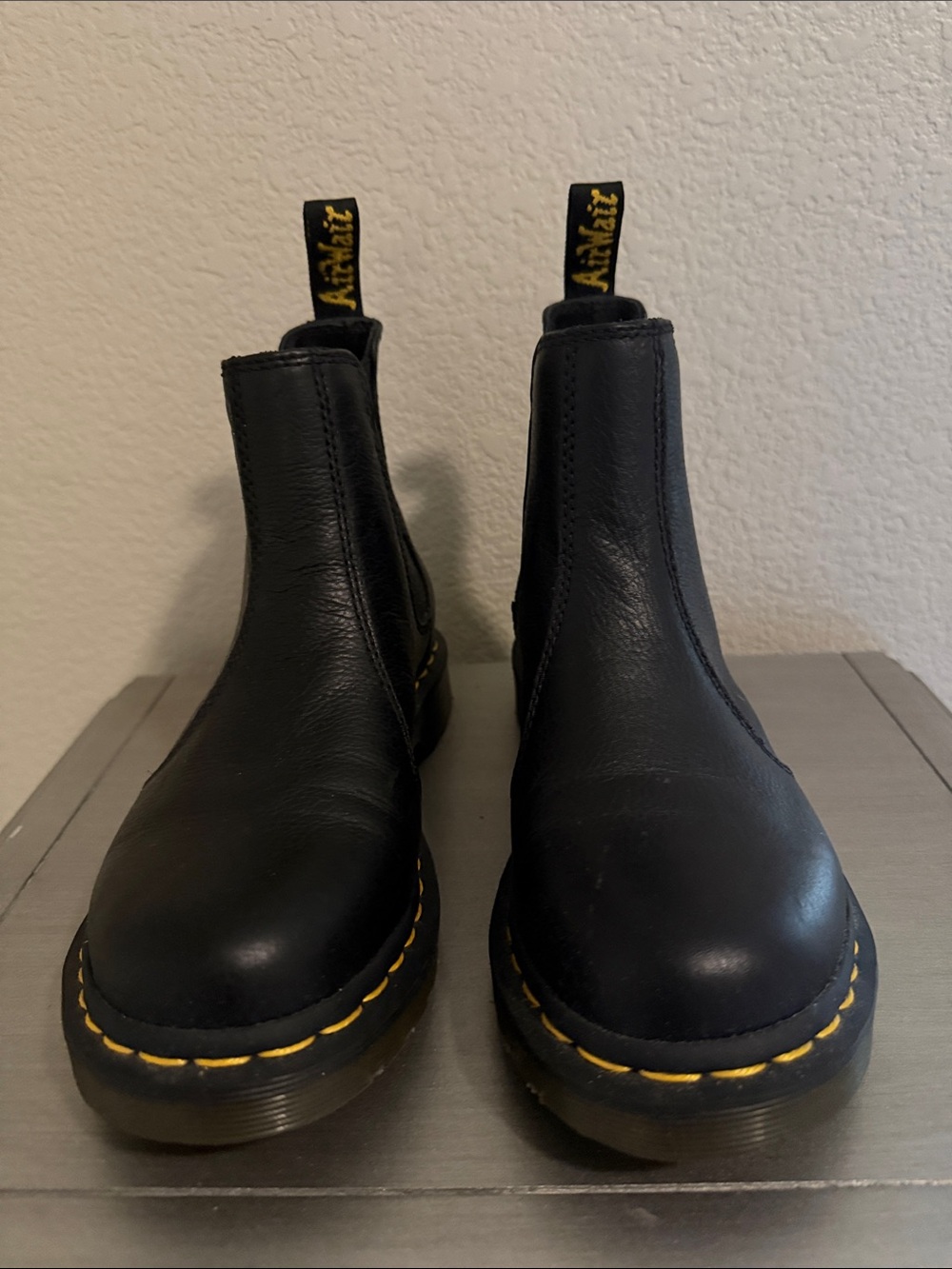 Dr. Martens Black Pascal Soft Leather Chelsea Boots